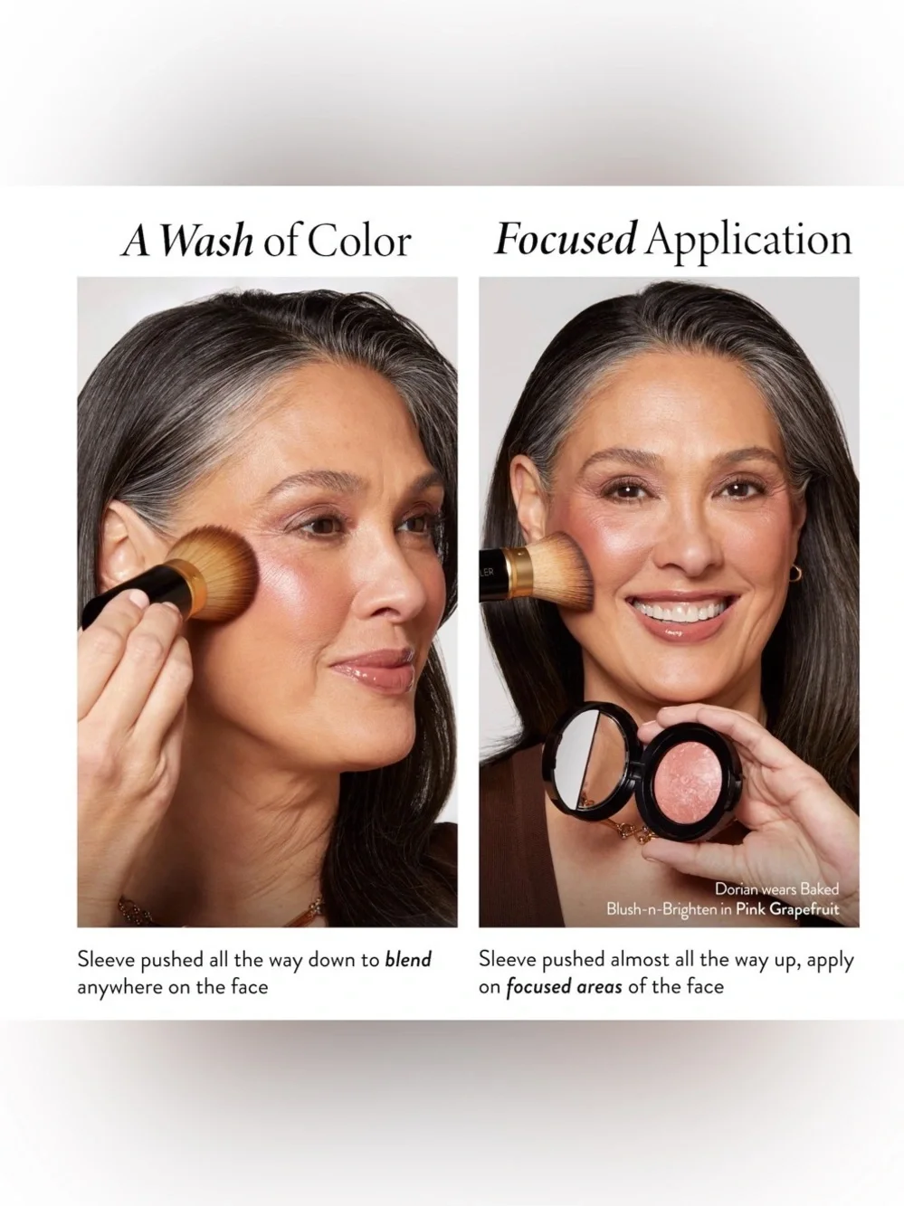 New Laura Geller Retractable Angled Kabuki Brush